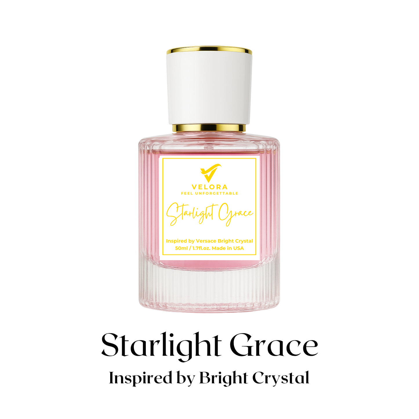 Velora Starlight Grace – Women’s Perfume 50ml | Long Lasting Eau de Parfum Inspired by Bright Crystal