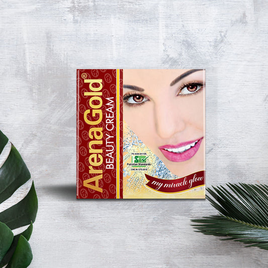 Arena Gold Beauty Cream – Skin Brightening, Night Cream & Daily Moisturizer with UV Protection