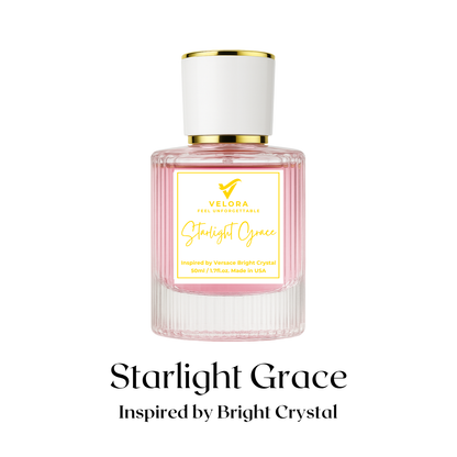 Velora Starlight Grace – Women’s Perfume 50ml | Long Lasting Eau de Parfum Inspired by Bright Crystal