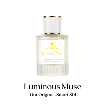 Velora Luminous Muse – Smart 801 Eau de Parfum for Men | 50ml Premium Bottle | Long Lasting up to 10 Hours