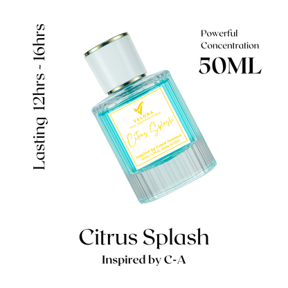 Velora's Citrus Splash - Inspired by Aventus | Premium 50ml Perfume + Free 5ml Pocket Perfume