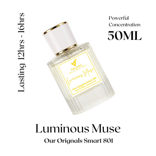 Velora Luminous Muse – Smart 801 Eau de Parfum for Men | 50ml Premium Bottle | Long Lasting up to 10 Hours
