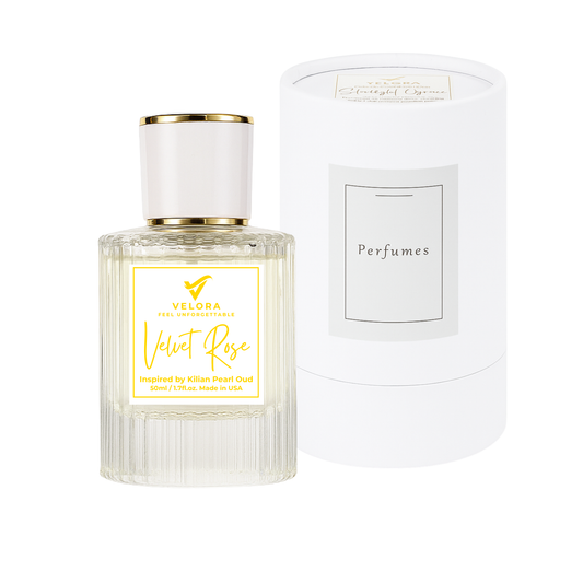 Velora Velvet Rose – Unisex Perfume 50ml | Long Lasting Eau de Parfum Inspired by Kilian Pearl Oud