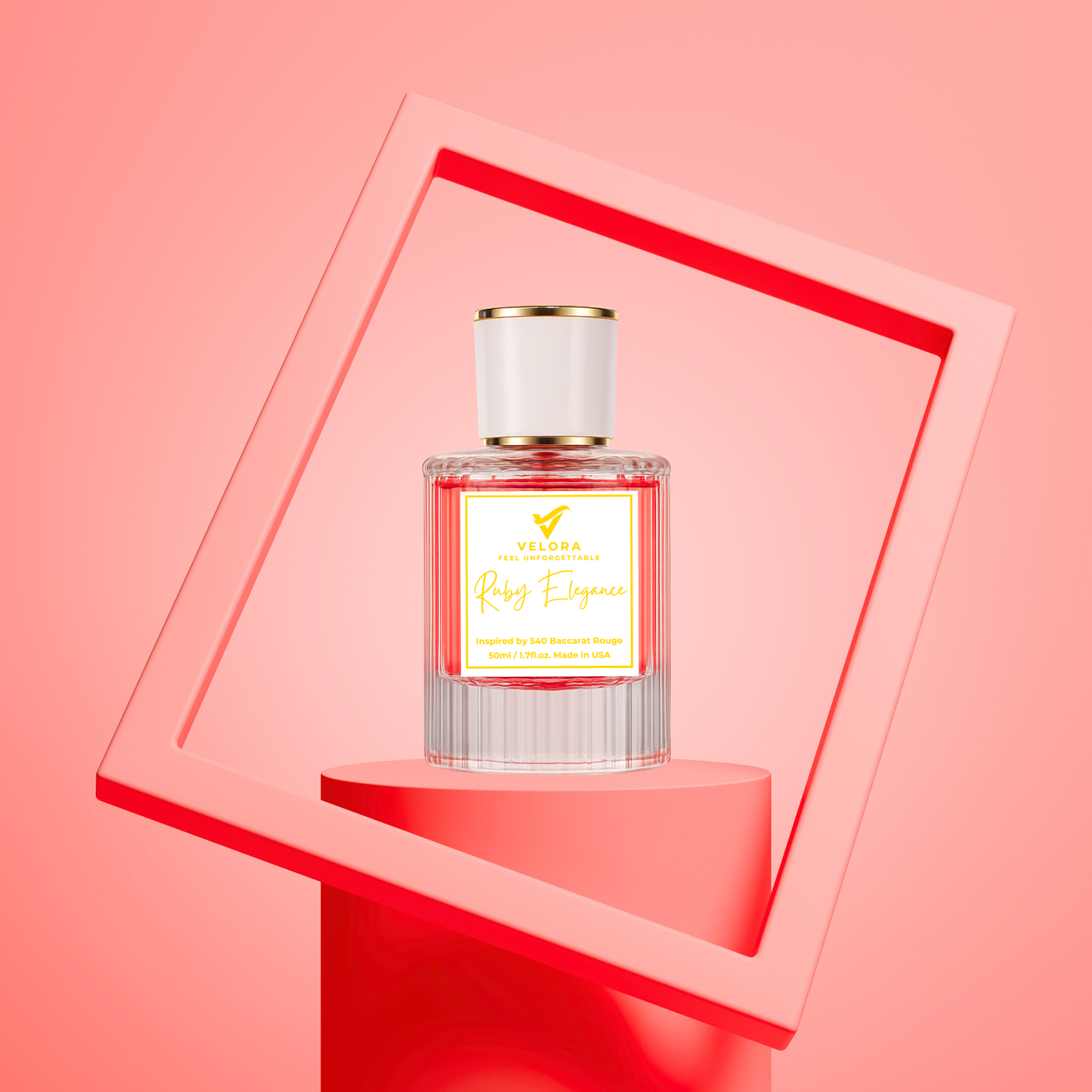 Velora Ruby Elegance – Women’s Perfume 50ml | Long Lasting Eau de Parfum Inspired by Rouge 540