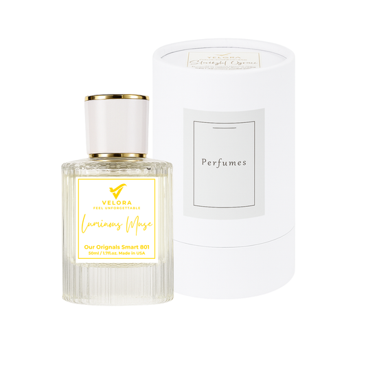 Velora Luminous Muse – Smart 801 Eau de Parfum for Men | 50ml Premium Bottle | Long Lasting up to 10 Hours