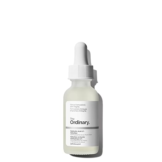 The Ordinary Salicylic Acid 2% Solution – Acne-Fighting Serum for Blemish-Prone Skin